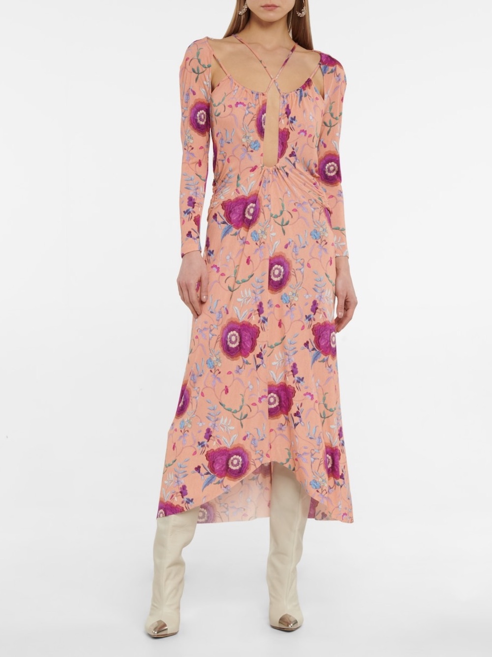Isabel Marant Jadessi floral cutout midi dress